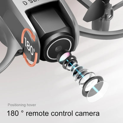 Mini Drone Xiaomi D16 c/ Câmera HD 8K Ajustável de 180° e WiFi c/ Fluxo de Luz // Drone de Bolso c/ Sensor p Evitar Obstáculos // Quadricóptero RC