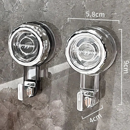 Ganchos de Ventosa Potentes e Modernos // Reutilizáveis p/ Chuveiro // Resistentes e que Não Deixam Marcas.