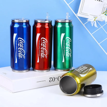 Coca Cola double-layer 304 stainless steel insulated cup, can, coffee cup