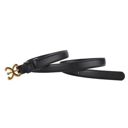 Cintos de Luxo Femininos // Elegantes e ModernosM // 1,8 cm // Cintos de Couro / Corpo // Fivela de Metal // Cabeça Adequada p/ Calças Sociais, Uso Casual