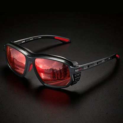 Óculos de Sol Polarizados p/ Pesca e Esportes ao Ar Livre (Masculinos e Femininos) // Proteção UV400 // Resistentes a Impacto // Com Espuma de Proteção e Alça de Segurança // Ideais para Esportes, Direção e Pesca