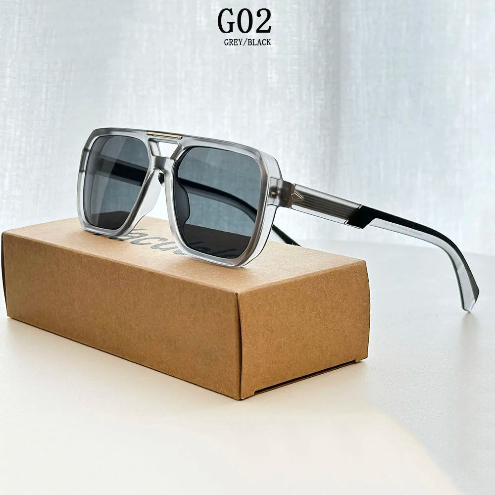 Óculos de Sol Vintage // Unissex luxuosos // Quadrados, Fashion // Óculos de Sol masculino // Lunette Soleil