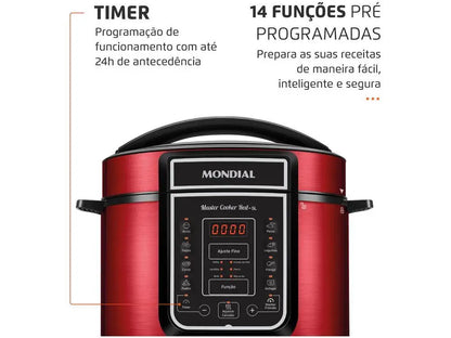Panela de pressão elétrica digital Mondial - 220V