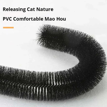 Brinquedo p/ Gatos Arch Self Groome Pamper Feline // Com Escova de Massagem e Escova com Arranhador p/ Gatos // Brinquedo Interativo