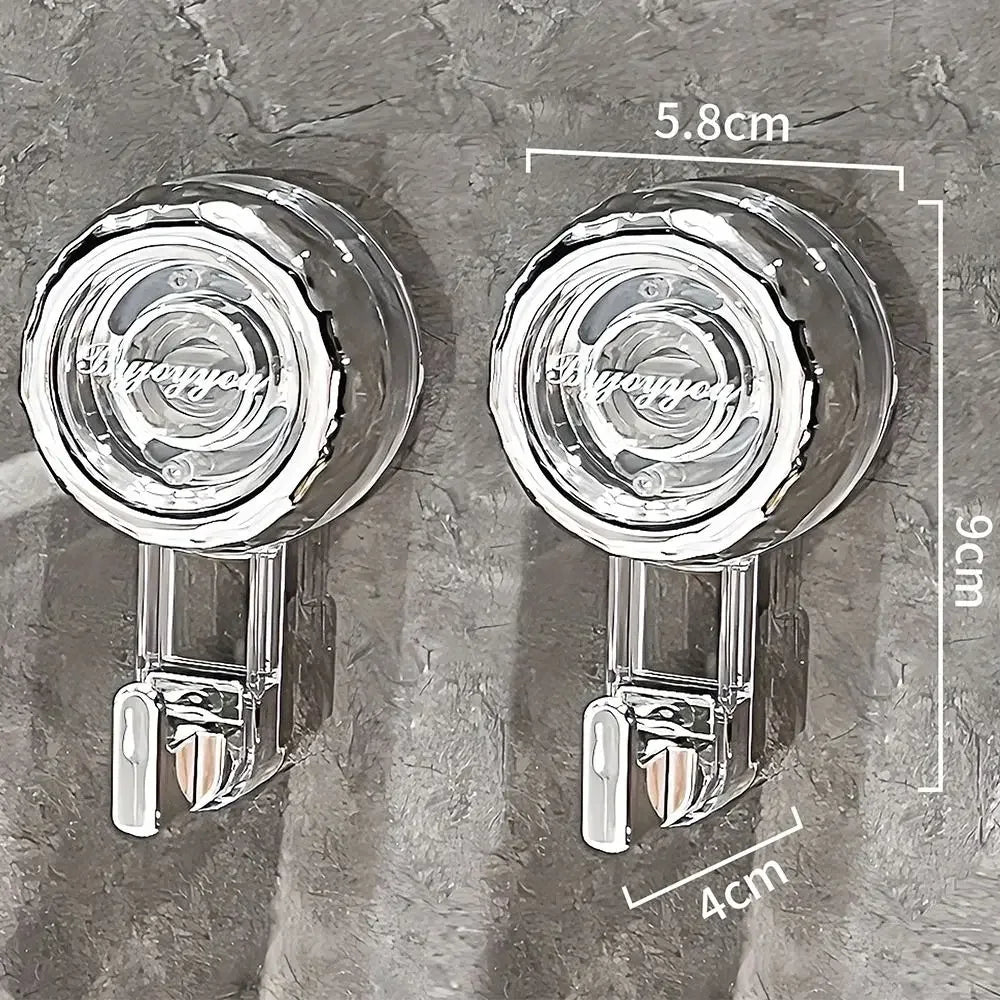 Ganchos de Ventosa Potentes e Modernos // Reutilizáveis p/ Chuveiro // Resistentes e que Não Deixam Marcas.