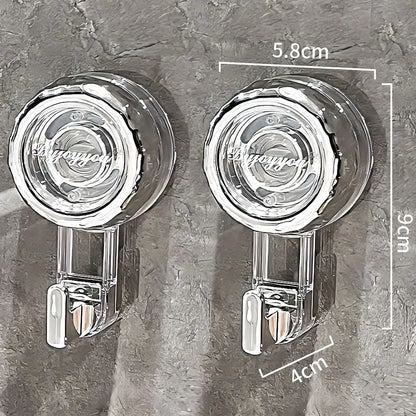 Ganchos de Ventosa Potentes e Modernos // Reutilizáveis p/ Chuveiro // Resistentes e que Não Deixam Marcas.