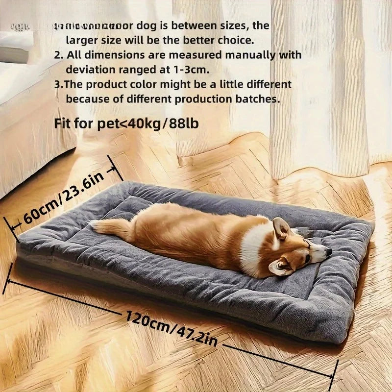 Cama/Sofá Grande de Pelúcia p/ Cães // Espessa e Supermacia em Poliéster // Ideal p/ Animais de Estimação // Para cães de Pequeno, Médio e Grande Porte.