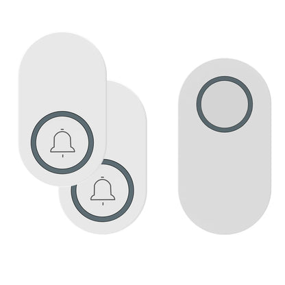 Campainha s/ Fio de Longo Alcance 150 m // 38 melodias // Alarme de Segurança Alimentado por Bateria CR2032