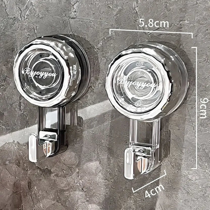 Ganchos de Ventosa Potentes e Modernos // Reutilizáveis p/ Chuveiro // Resistentes e que Não Deixam Marcas.