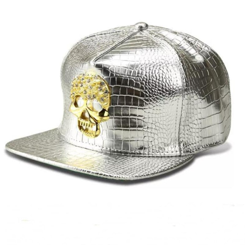 Boné de Beisebol Masculino Doitbest // Marca de Metal Hip-Hop // Boné de Couro / Dólar / Crânio // Lindos Chapéus Snapback // Gorros para Homens e Mulheres. Escolha já o seu!!!