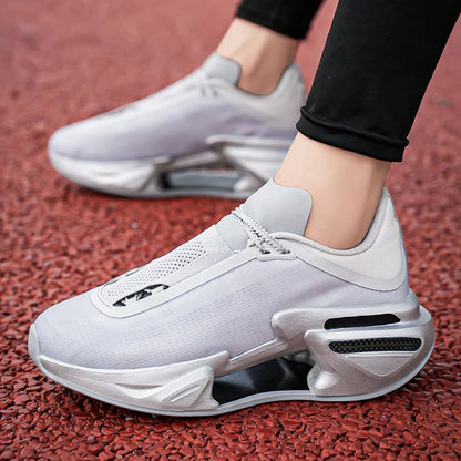 Tênis de Corrida para Homens e Mulheres // Suporte Estável de Placa de Carbono // Antiderrapante // Rebound Respirável // Sapatos Esportivos de Sola Grossa