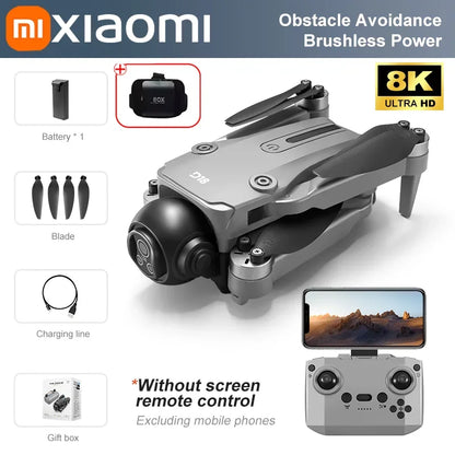 Xiaomi D18 GPS UAV 8K Aerial HD Dual Camera Photography Intelligent Obstacle Avoidance Brushless Power 5G WIFI GPS Return VR UAV