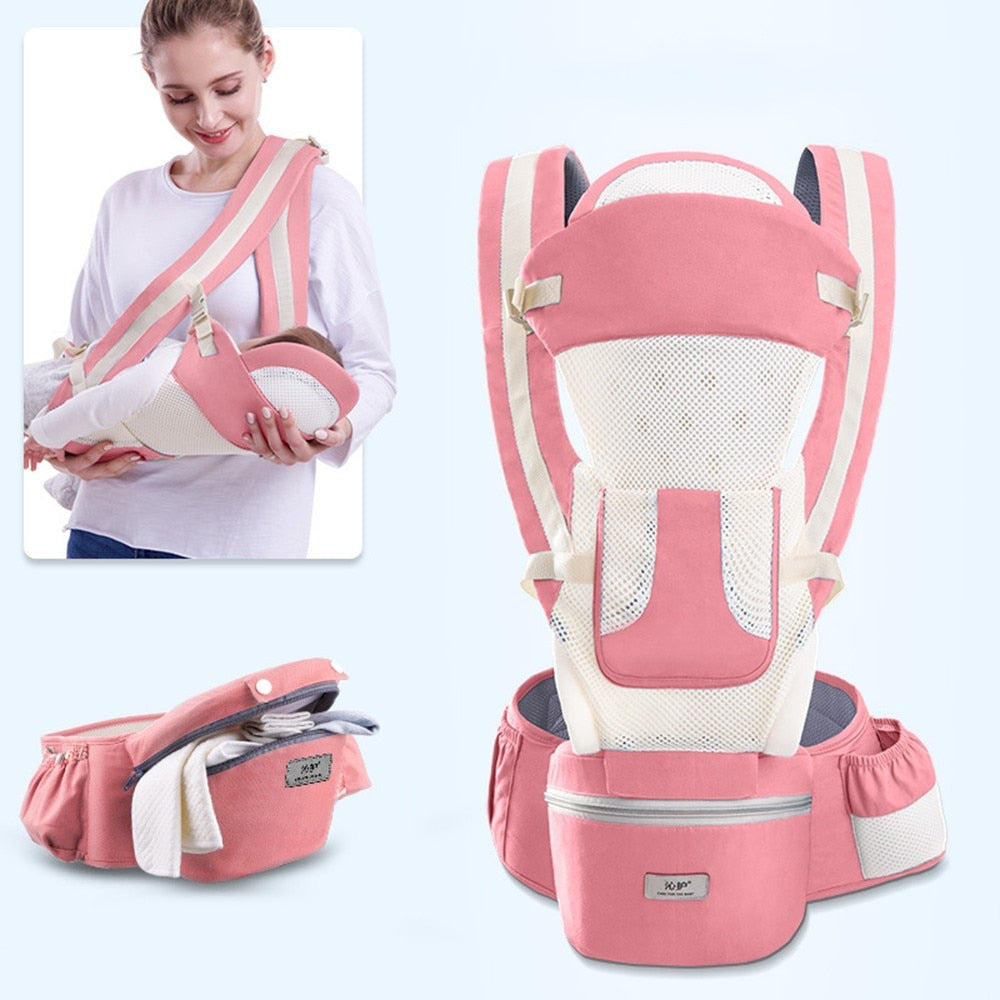 Mochila Ergonômica para Transporte de Bebê de 0 a 48 meses // Prática e Segura, Deixa a Mamãe e o Bebê bem Confortáveis!!!