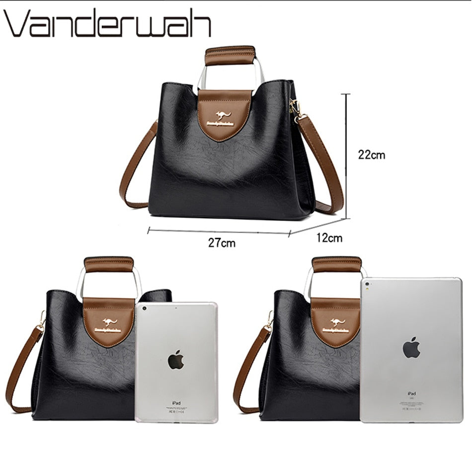 Bolsas de Alta Qualidade Marca Genuína de Couro // Bolsas de Luxo Femininas // Bolsas de Mão com Designer Crossbody
