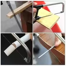 Mini Conjunto de Serras Mágicas // 8 em 1 Multifuncional // Adapta-se à Maioria dos Materiais, Aço 65 MN, 6 Lâminas Substituíveis.