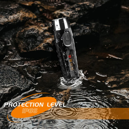 Lanterna Portátil TUNNAGE S12 PLUS Super Brilhante // 600 Lúmens // À Prova d'água // Com LED // Tipo Chaveiro // Bateria Integrada e Fecho Magnético.