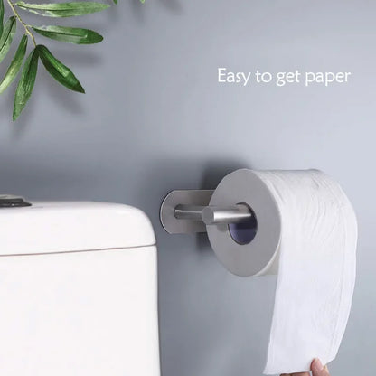 Suporte de Papel Higiênico de Aço Inoxidável PGY // Adesivo sem Furo p/ Banheiro // Designer Moderno e Inovador // Um toque de Classe no seu Toilet!!!