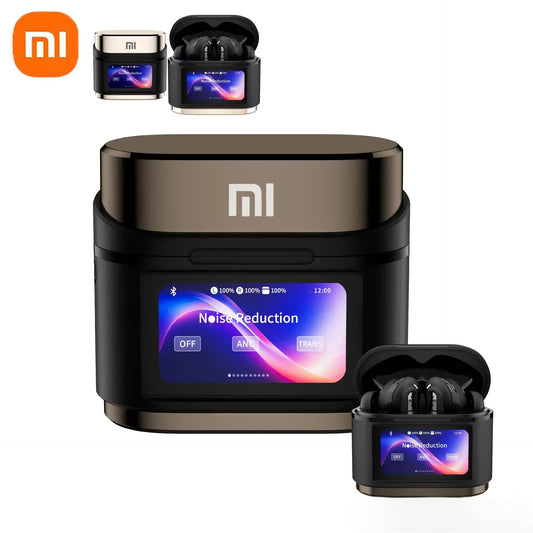 Fones de Ouvido Bluetooth Xiaomi True Wireless BD2 ANC // Com Cancelamento de Ruído // ENC c/ Display Digital e Microfone Integrado // Fones de Ouvido Estéreo de Alta Fidelidade