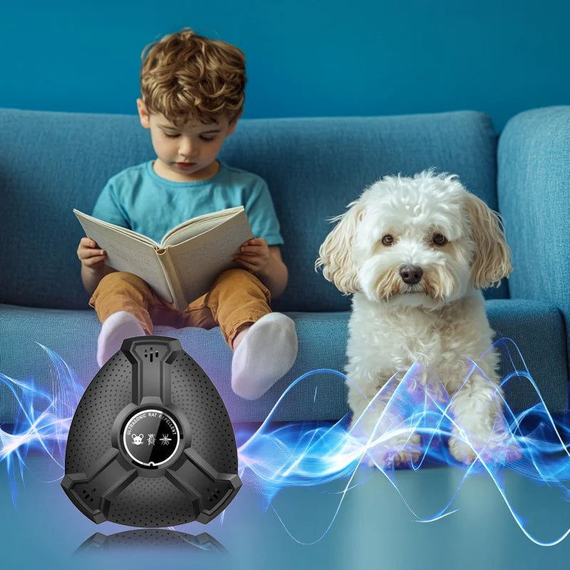 Xiaomi Repelente Ultrassônico Inteligente de Roedores de Alta Potência // Para Cozinhas de Depósito // Para Afastar Ratos, Baratas e Mosquitos // Para Uso Doméstico