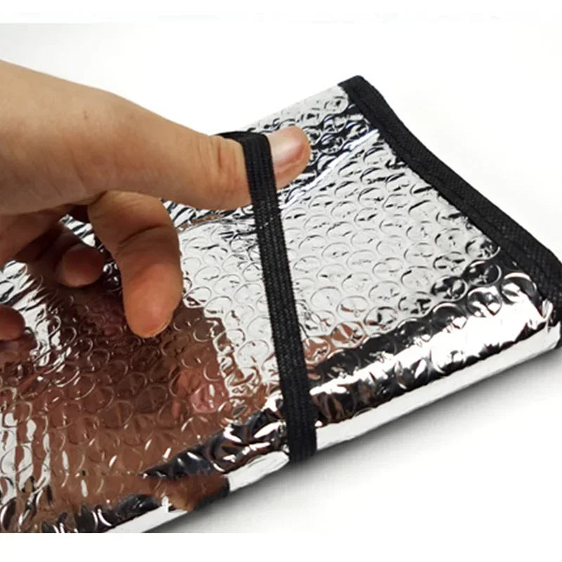 Protetor Solar Universal Dobrável p/ Para-Brisa de Carro // Proteção Solar UV // Protetor Solar Iluminável