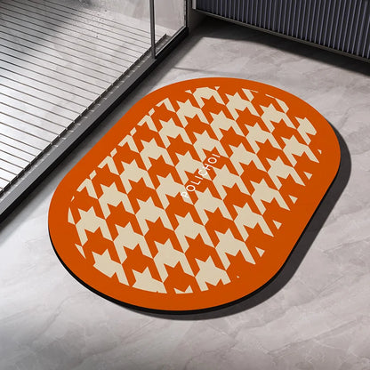 Tapete de Banheiro Superabsorvente // Tapete de Banho // Tapete de Chão // Secagem Rápida // Antiderrapante // Carpete Sanitário Lavável