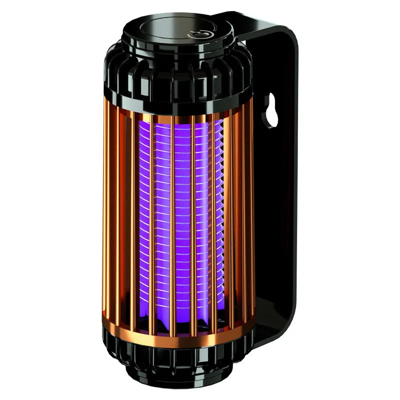 Mata-Mosquitos Recarregável via USB // Eletrocutador Elétrico // Armadilha de Sucção Portátil p/ uso Interno e Externo // Seguro p/ Crianças.