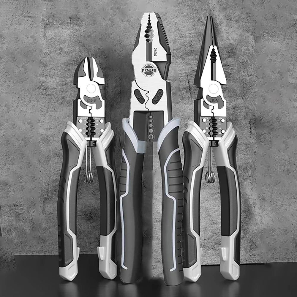 Alicate Multifuncional Universal Diagonal // Alicate de Bico Fino // Ferramentas pa/ Ferragens // Cortador de Fios Universal / Alicate p/ Fios de Eletricista.