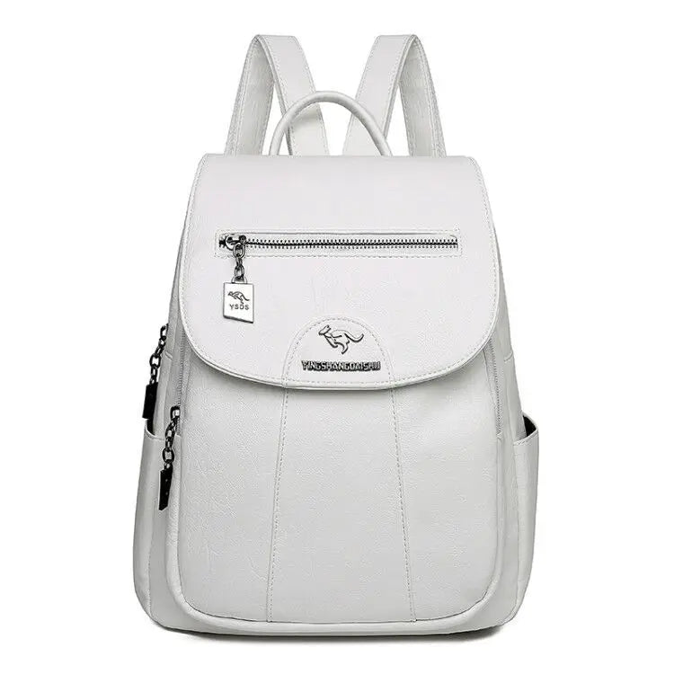 Hot Sell Women Soft Leather Backpacks Vintage Female Shoulder Bags Sac a Dos Casual Travel Ladies Bagpack Mochilas School Bags