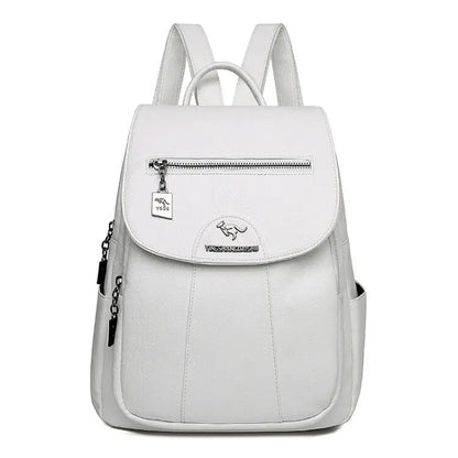 Hot Sell Women Soft Leather Backpacks Vintage Female Shoulder Bags Sac a Dos Casual Travel Ladies Bagpack Mochilas School Bags