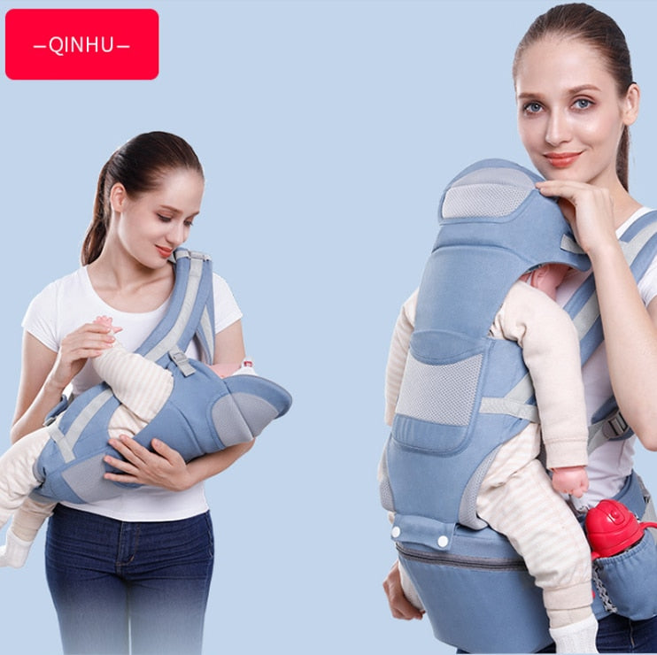 Mochila Ergonômica para Transporte de Bebê de 0 a 48 meses // Prática e Segura, Deixa a Mamãe e o Bebê bem Confortáveis!!!