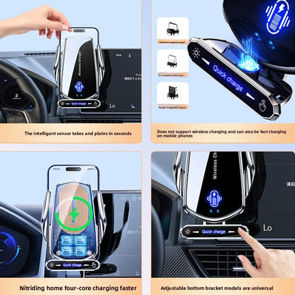 Carregador s/ Fio p/ Carro // Suporte p/ Celular por Indução ou Direta // Suporte p/ Carro com Indução Elétrica Automotiva // Fixação Automática
