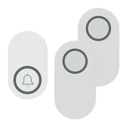 Campainha s/ Fio de Longo Alcance 150 m // 38 melodias // Alarme de Segurança Alimentado por Bateria CR2032