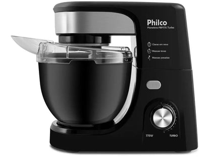 Batedeira Planetária Philco Preta 775W 12 Velocidades 4 Litros Turbo PBP775P - 220V