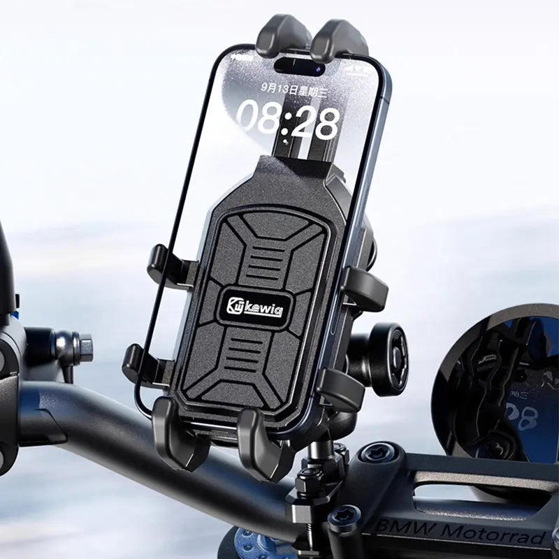 Suporte de Celular p/ Moto com Amortecedor de Vibração de Alta Qualidade // Suporte de Navegação Antivibração