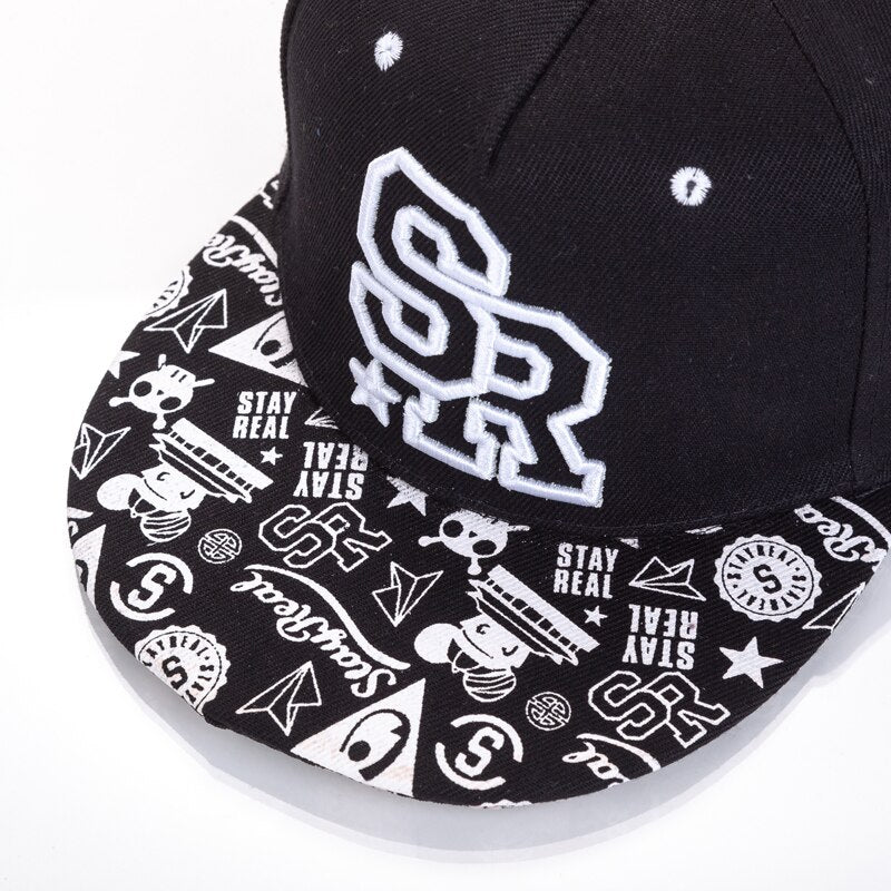 Bonés SHATANGJU de Hip Hop/Beisebol para Homens e Mulheres Snapback // Unissex Primavera/Verão/Outono Acrílico Ajustável // Frete Grátis para todo Brasil