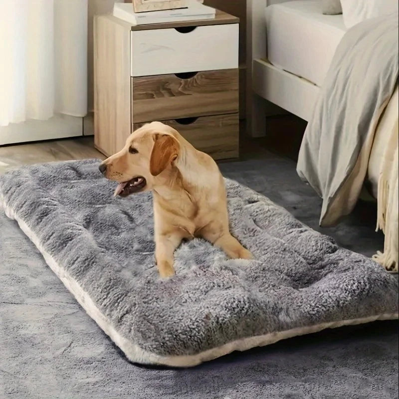 Cama/Sofá Grande de Pelúcia p/ Cães // Espessa e Supermacia em Poliéster // Ideal p/ Animais de Estimação // Para cães de Pequeno, Médio e Grande Porte.