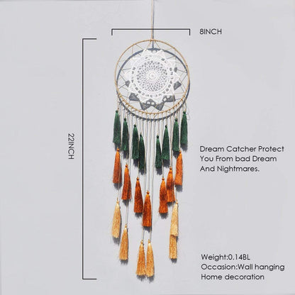 Decoração de Quarto Nordic Artilady Tassel Dream Catcher // Lindas Decorações de Boa Sorte de Quarto/sala/corredor, etc...nas Cores Rosa, Azul e Branco. Um Excelente Presente Para Decoração!!!