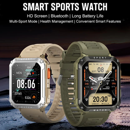 Smartwatch Relógio Inteligente Masculino 2.01 Polegada Militar //  Bluetooth / Chamada / GPS // Esporte à Prova d' Água // Ftiness / Rastreador // Relógio Compatível c/ Huwei, Xiaomi