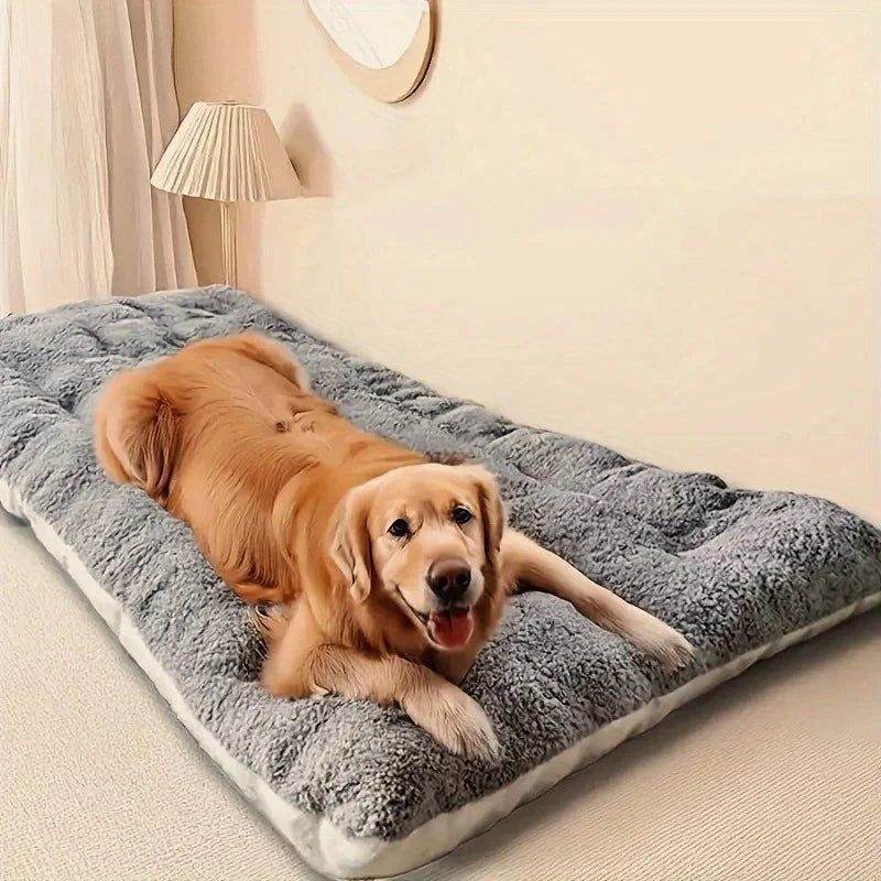 Cama/Sofá Grande de Pelúcia p/ Cães // Espessa e Supermacia em Poliéster // Ideal p/ Animais de Estimação // Para cães de Pequeno, Médio e Grande Porte.