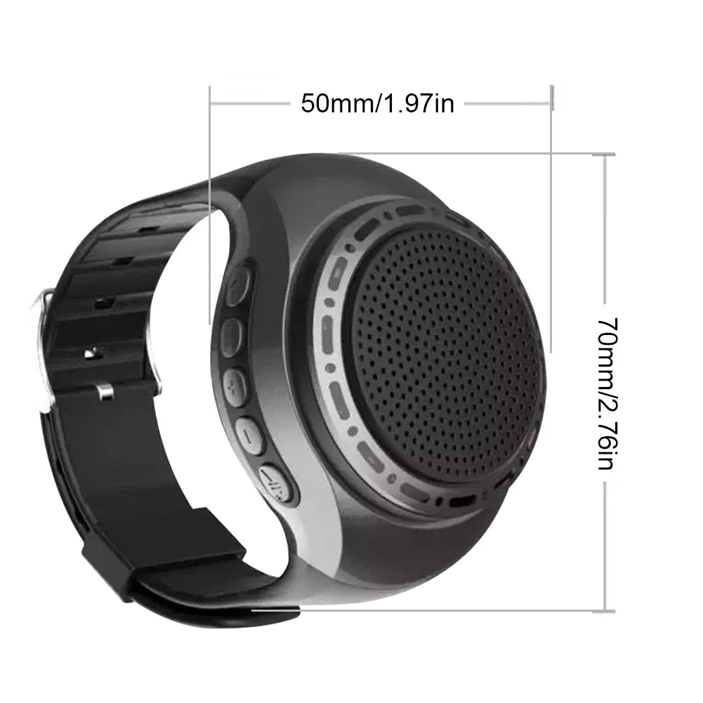 Relógio de Pulso VKTECH com Mini Alto-Falante sem Fio Subwoofer // Novo u6 Bluetooth com Rádio Fm Portátil // Esportes ao Ar Livre