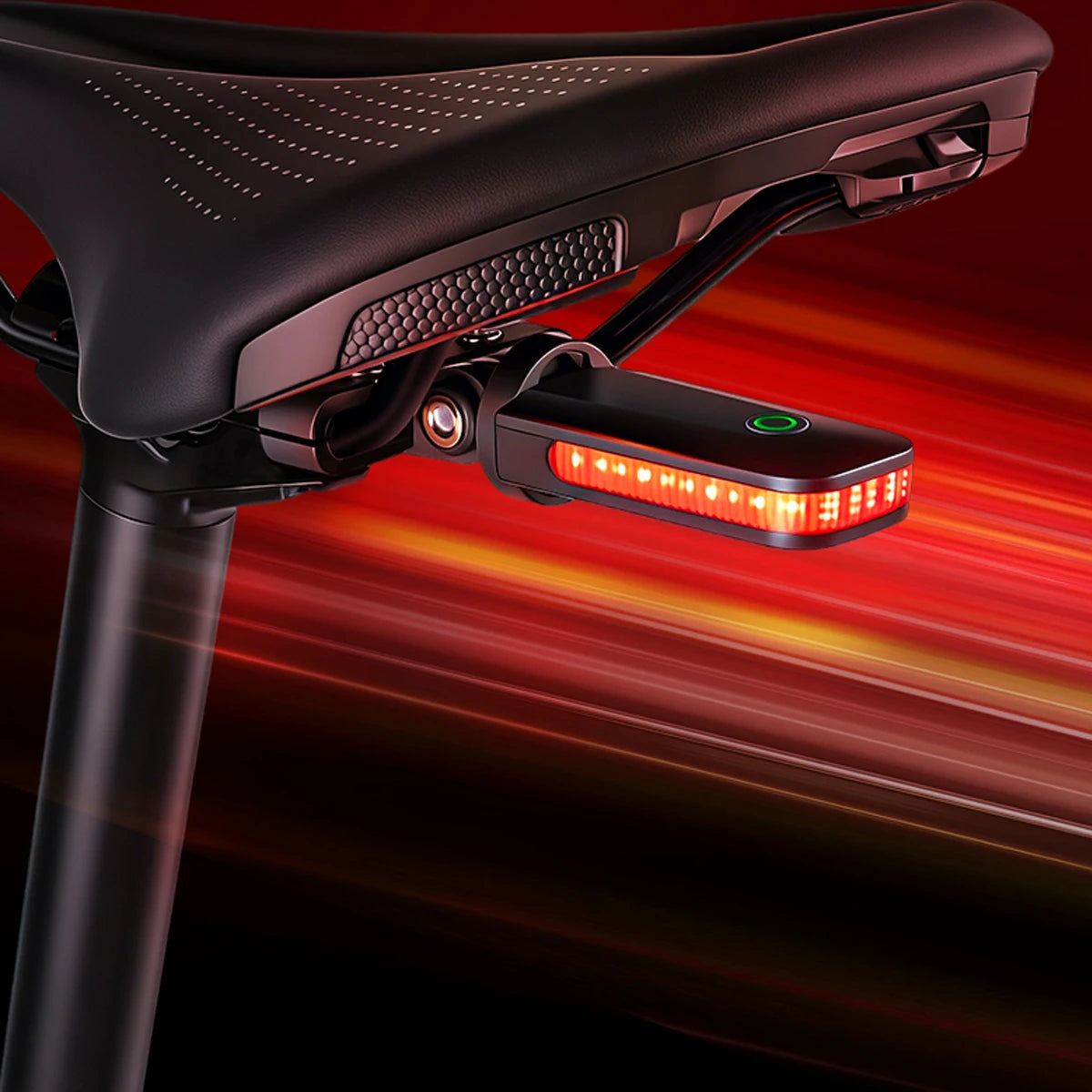 Lanterna Traseira de Bicicleta RAVEMEN CL01 Pro em LED // Recarregável Via USB-C // Com Acendimento Automático // Sensor de Freio // Visibilidade Lateral e Suporte de Atualização.