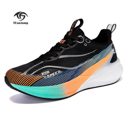Tênis de Corrida de Maratona Profissional Unissex c/ Placa de Carbono // Absorção de Impacto // Ultraleve e c/ Suporte Estável. Modelo 2026.