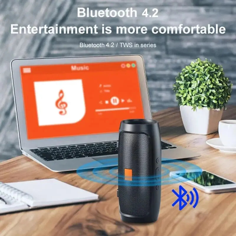 Alto-Falante Bluetooth Duplo Estéreo ao Ar Livre //Rreprodução Fm Transmissão de Voz Portátil // Subwoofer 50 Alto-Falante Sem Fio