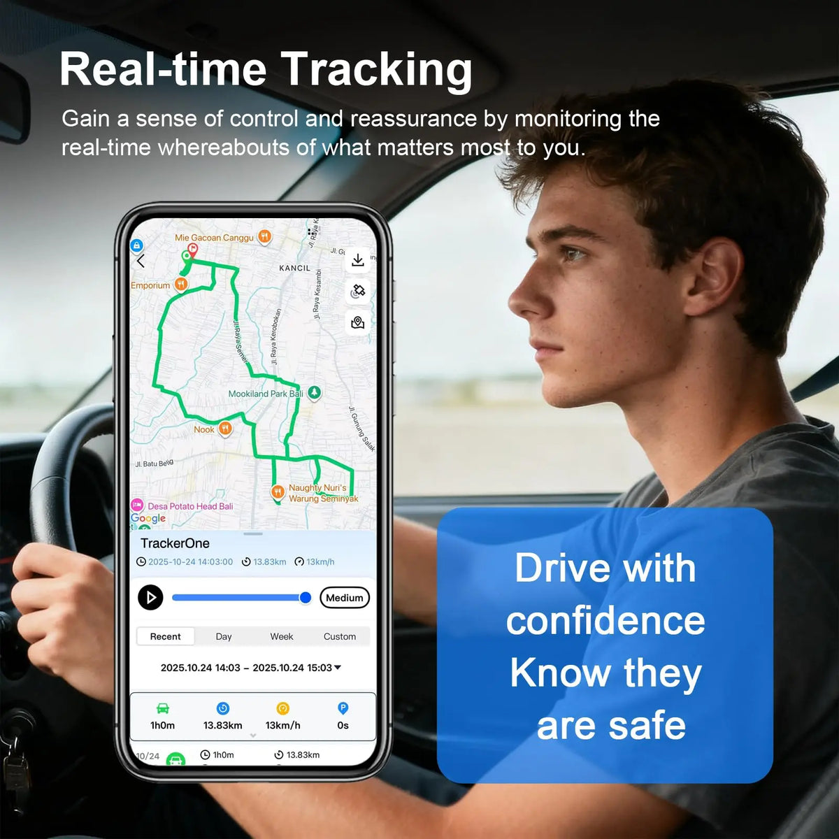 Rastreador GPS Veicular c/ Monitoramento em Tempo Real via Aplicativo // Dispositivo à Prova d'Agua c/ Função Antifurto p/ Carros, Caminhões e Motocicletas