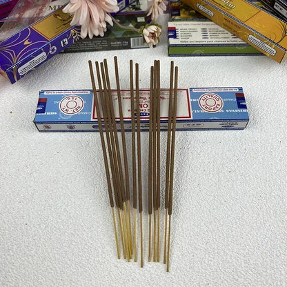 Incenso Indiano Satya Varas Artesanais com Seis Sabores // 5BOX NAG Champa Coleção de Aromas Medicinais Refrescantes para Meditação em Casa