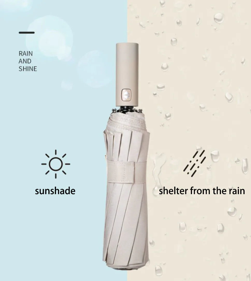 Guarda-chuva Reforçado c/ 24 Varetas // Guarda-Chuva Resistente e Durável // À Prova de Vento // Guarda-Chuva c/ Proteção UV p/ Dias Ensolarados.