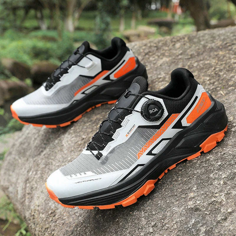Tênis de Corrida Masculino 2026 // Novo Modelo em Mesh Respirável p/ Atividades ao Ar Livre, Trilhas e Caminhadas // Com Amortecimento e Design Plano em Mesh Macio.