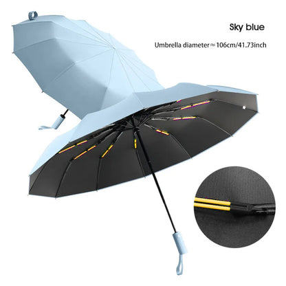 Guarda-chuva Reforçado c/ 24 Varetas // Guarda-Chuva Resistente e Durável // À Prova de Vento // Guarda-Chuva c/ Proteção UV p/ Dias Ensolarados.