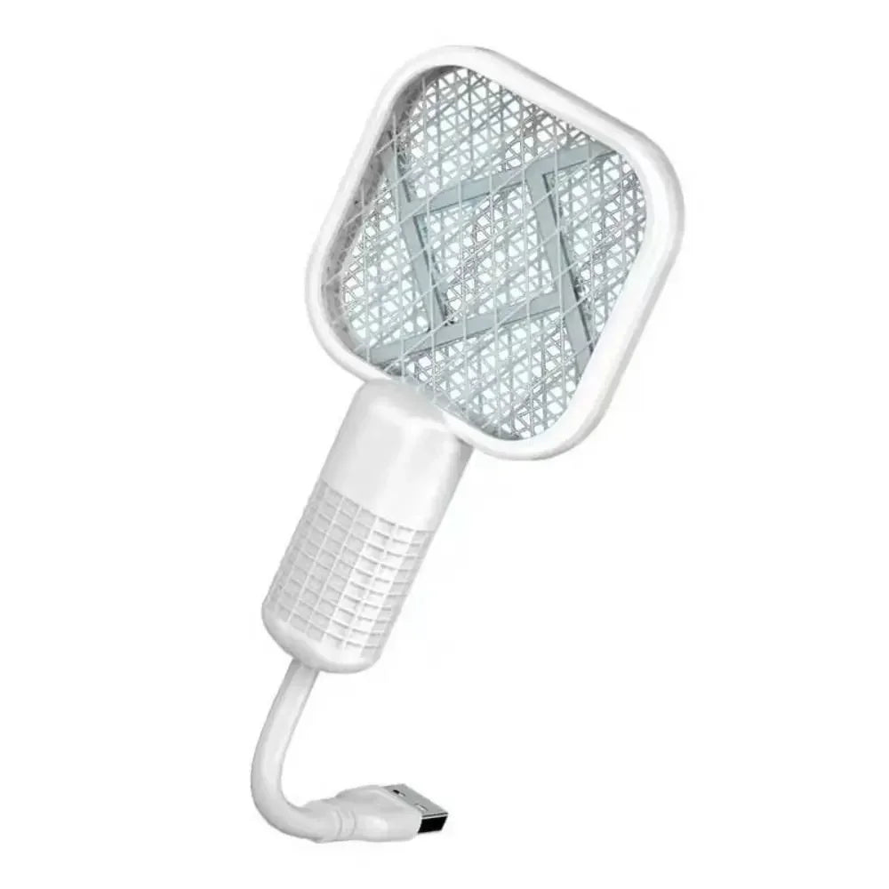 Mata-mosquitos elétrico recarregável, mata-insetos portátil para camping, áreas externas, casa, mata instantaneamente, carregamento USB, seguro para crianças