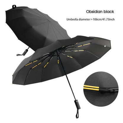 Guarda-chuva Reforçado c/ 24 Varetas // Guarda-Chuva Resistente e Durável // À Prova de Vento // Guarda-Chuva c/ Proteção UV p/ Dias Ensolarados.